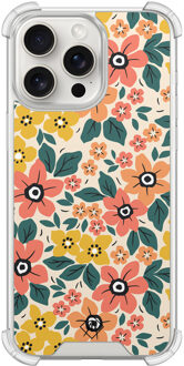 Casimoda iPhone 15 Pro Max shockproof hoesje - Blossom Multi