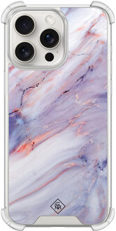 Casimoda iPhone 15 Pro Max shockproof hoesje - Marmer paars