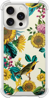 Casimoda iPhone 15 Pro Max shockproof hoesje - Sunflowers Geel