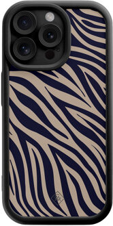 Casimoda iPhone 15 Pro Max zwarte case - Wavy twist
