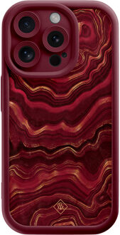 Casimoda iPhone 15 Pro rode case - Agate rood