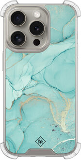 Casimoda iPhone 15 Pro shockproof hoesje - Touch of mint