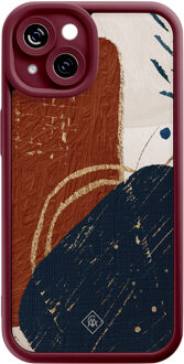 Casimoda iPhone 15 rode case - Abstract terracotta Multi