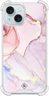 Casimoda iPhone 15 siliconen shockproof hoesje - Purple sky Paars
