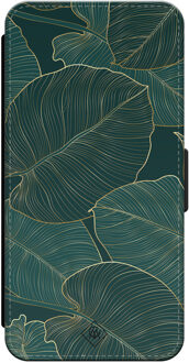 Casimoda iPhone 16 flipcase - Monstera leaves Groen