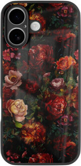 Casimoda iPhone 16 glazen hardcase - Floral garden Multi