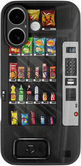 Casimoda iPhone 16 glazen hardcase - Snoepautomaat Multi