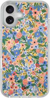 Casimoda iPhone 16 hybride hoesje - Blue gardens Blauw