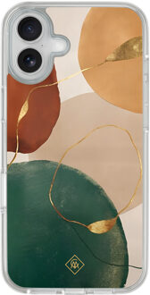 Casimoda iPhone 16 hybride hoesje - Earthy Luxe Multi