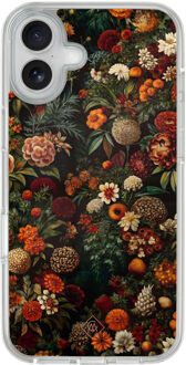 Casimoda iPhone 16 hybride hoesje - Exotic garden Multi