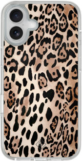 Casimoda iPhone 16 hybride hoesje - Golden wildcat Bruin/beige