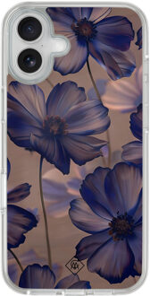 Casimoda iPhone 16 hybride hoesje - Twilight petals Paars