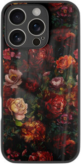 Casimoda iPhone 16 Pro glazen hardcase - Floral garden Multi