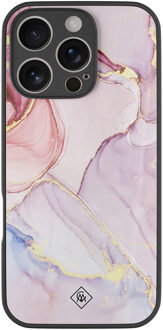 Casimoda iPhone 16 Pro glazen hardcase - Purple sky Paars