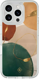 Casimoda iPhone 16 Pro hybride hoesje - Earthy Luxe Multi