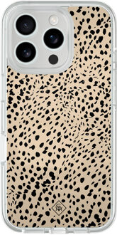 Casimoda iPhone 16 Pro hybride hoesje - Spot on Bruin/beige