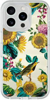 Casimoda iPhone 16 Pro hybride hoesje - Sunflowers Multi