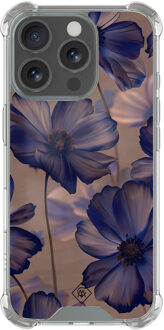 Casimoda iPhone 16 Pro Max shockproof hoesje - Twilight petals Paars