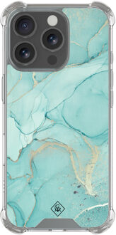 Casimoda iPhone 16 Pro shockproof hoesje - Touch of mint