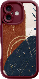 Casimoda iPhone 16 rode case - Abstract terracotta Multi
