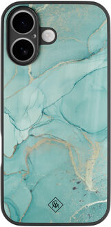 Casimoda iPhone 17 glazen hardcase - Touch of mint