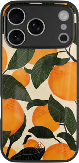 Casimoda iPhone 17 Pro Max glazen hardcase - Orange garden Multi