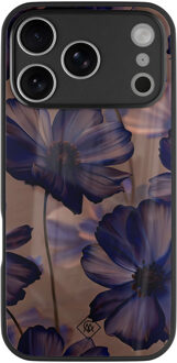 Casimoda iPhone 17 Pro Max glazen hardcase - Twilight petals Paars