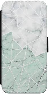 Casimoda iPhone 7/8 flipcase - Marmer mint mix