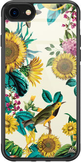 Casimoda iPhone 8/7 glazen hardcase - Sunflowers Geel