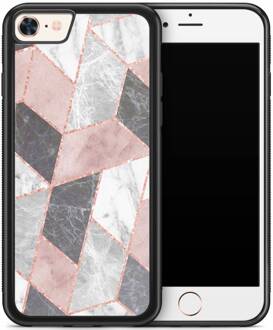 Casimoda iPhone 8/7 hoesje - Stone grid