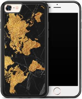 Casimoda iPhone 8/7 hoesje - Wereldmap