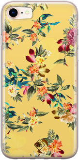 Casimoda iPhone 8/7 siliconen hoesje - Floral days Geel