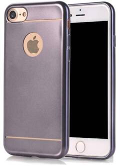 Casimoda iPhone 8/7 siliconen hoesje - Grijs Grijs/zilverkleurig