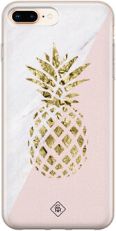 Casimoda iPhone 8 Plus/7 Plus siliconen hoesje - Ananas Roze