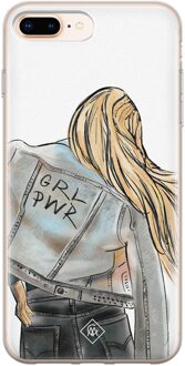 Casimoda iPhone 8 Plus/7 Plus siliconen hoesje - GRL PWR Multi