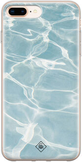 Casimoda iPhone 8 Plus/7 Plus siliconen hoesje - Oceaan Blauw