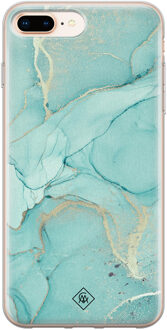 Casimoda iPhone 8 Plus/7 Plus siliconen hoesje - Touch of mint
