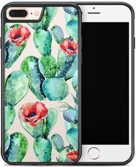 Casimoda iPhone 8 Plus/iPhone 7 Plus hoesje - Cactus crush