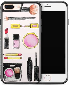 Casimoda iPhone 8 Plus/iPhone 7 Plus hoesje - Wake up and make up
