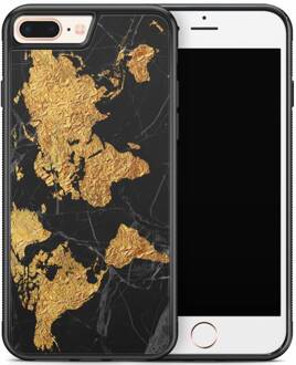 Casimoda iPhone 8 Plus/iPhone 7 Plus hoesje - Wereldmap
