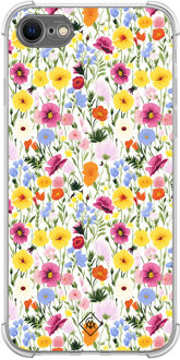 Casimoda iPhone SE (2020/2022) / 8 / 7 shockproof hoesje - Happy flora Multi
