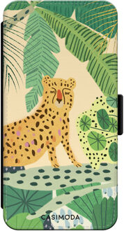 Casimoda iPhone XR flipcase - Luipaard jungle