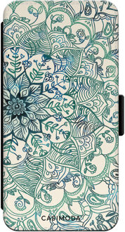 Casimoda iPhone XR flipcase - Mandala blauw