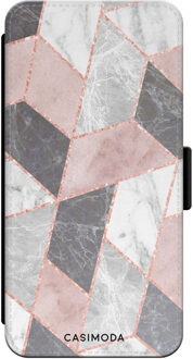 Casimoda iPhone XR flipcase - Stone grid