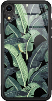 Casimoda iPhone XR glazen hardcase - Bali vibe Groen