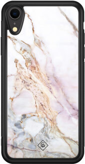 Casimoda iPhone XR glazen hardcase - Parelmoer marmer Multi