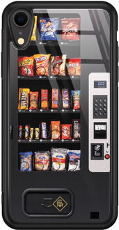 Casimoda iPhone XR glazen hardcase - Snoepautomaat Multi