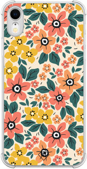 Casimoda iPhone XR shockproof hoesje - Blossom Multi