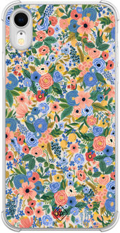 Casimoda iPhone XR shockproof hoesje - Blue gardens Blauw
