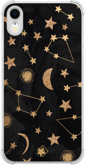 Casimoda iPhone XR shockproof hoesje - Counting the stars Bruin/beige